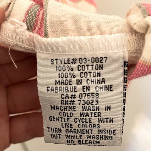 Vintage Y2K pink plaid spaghetti strap top, size m/l - Picture 4 of 7